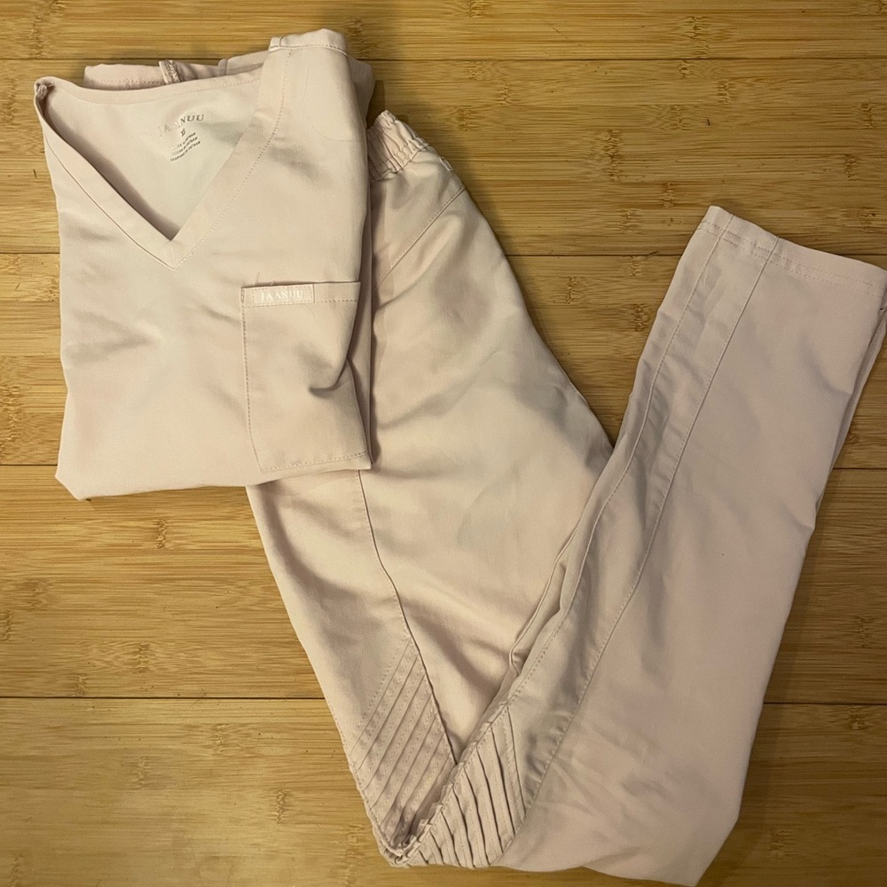 Pink JAANU scrub set
